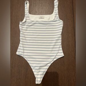 Babaton Striped Womens Bodysuit